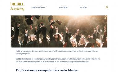 Schermafbeelding van drbillacademy.nl
