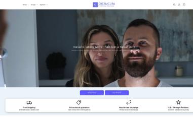 Schermafbeelding van dreamcura.com