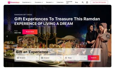 Schermafbeelding van dreamdays.ae