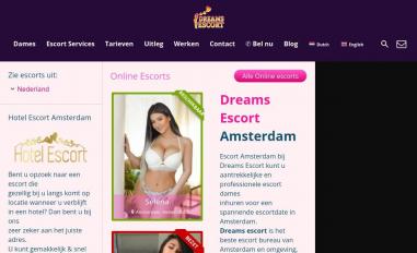 Schermafbeelding van dreamsescort.nl