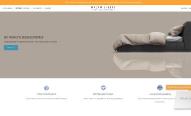 Schermafbeelding van dreamsheets.nl