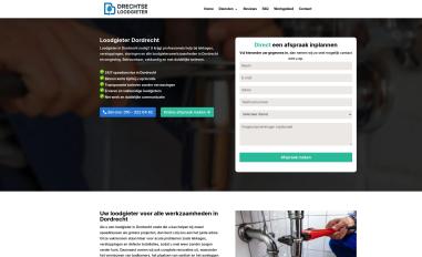 Schermafbeelding van drechtseloodgieter.nl