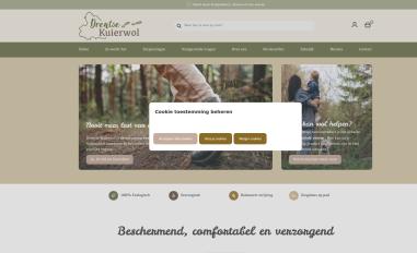 Schermafbeelding van drentsekuierwol.nl