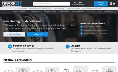 Schermafbeelding van dressme.nl