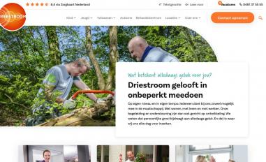 Schermafbeelding van driestroom.nl