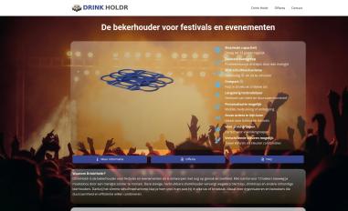 Schermafbeelding van drinkholdr.com