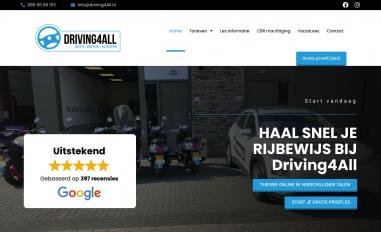Schermafbeelding van driving4all.nl
