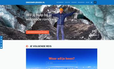 Schermafbeelding van droomplekken.nl