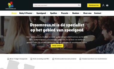 Schermafbeelding van droomreus.nl