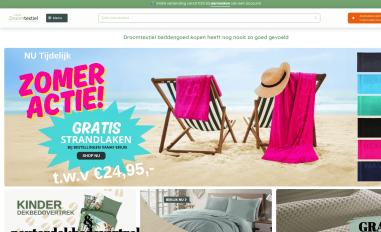 Schermafbeelding van droomtextiel.nl