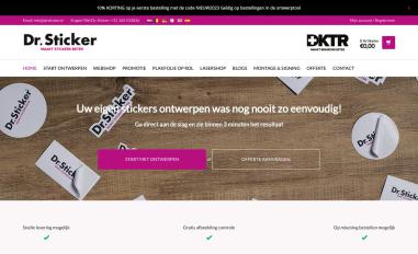 Schermafbeelding van drsticker.nl