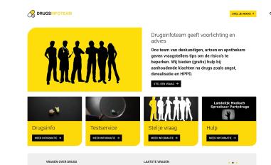 Schermafbeelding van drugsinfoteam.nl
