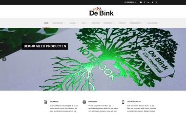 Schermafbeelding van drukkerijdebink.nl