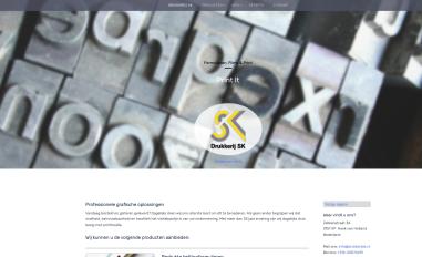 Schermafbeelding van drukkerijsk.nl