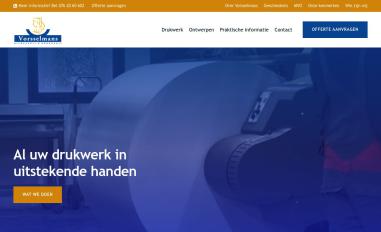 Schermafbeelding van drukkerijvorsselmans.nl