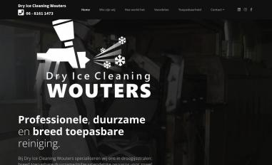 Schermafbeelding van dryicecleaningwouters.nl