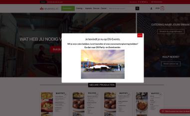 Schermafbeelding van ds-events.nl