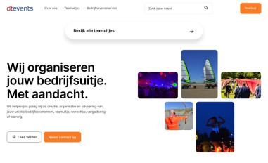 Schermafbeelding van dtevents.nl