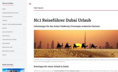 Schermafbeelding van dubai-tipps.de