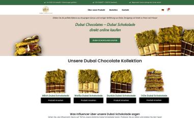 Schermafbeelding van dubaichocolates.de
