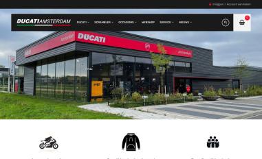 Schermafbeelding van ducatiamsterdam.nl