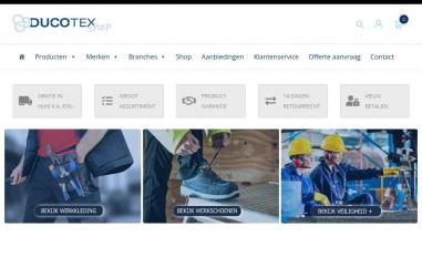 Schermafbeelding van ducotex.shop
