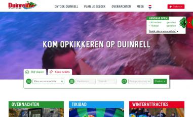 Schermafbeelding van duinrell.nl