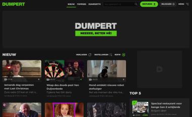 Schermafbeelding van dumpert.nl