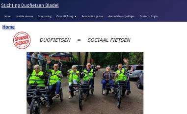 Schermafbeelding van duofietsenbladel.nl