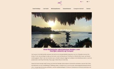 Schermafbeelding van dushiholidays.nl