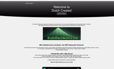 Schermafbeelding van dutchcreated.nl
