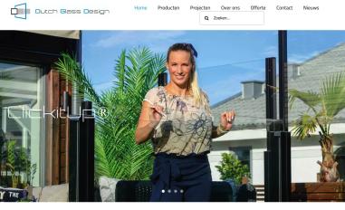 Schermafbeelding van dutchglassdesign.nl