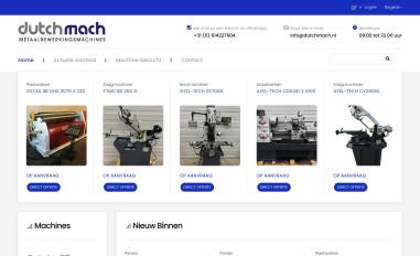 Schermafbeelding van dutchmach.nl
