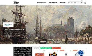Schermafbeelding van dutchmuseumgiftshop.nl