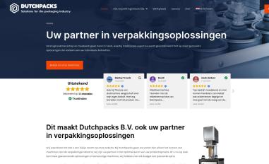 Schermafbeelding van dutchpacks.com