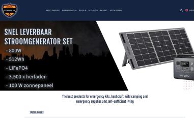 Schermafbeelding van dutchprepper.com