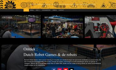 Schermafbeelding van dutchrobotgames.nl