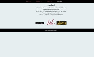 Schermafbeelding van dutchsynth.eu