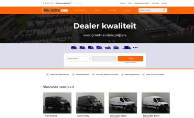 Schermafbeelding van dutchvans.com