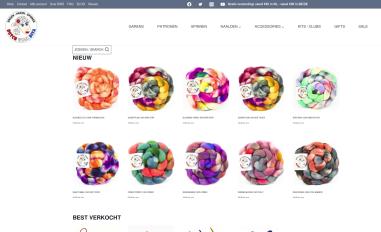 Schermafbeelding van dutchwooldiva.nl