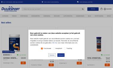 Schermafbeelding van duursport.nl