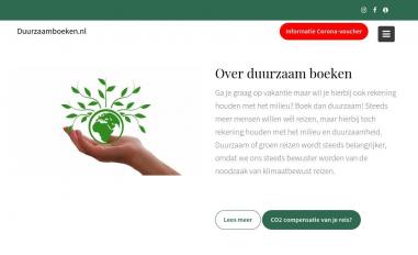 Schermafbeelding van duurzaamboeken.nl