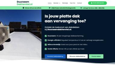 Schermafbeelding van duurzaamdakherstel.nl