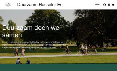 Schermafbeelding van duurzaamhasseleres.nl