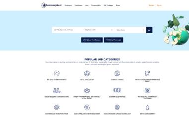 Schermafbeelding van duurzamejobs.nl