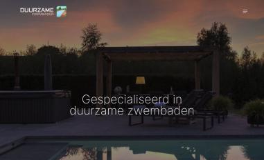 Schermafbeelding van duurzamezwembaden.nl