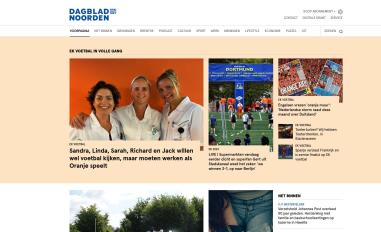 Schermafbeelding van dvhn.nl