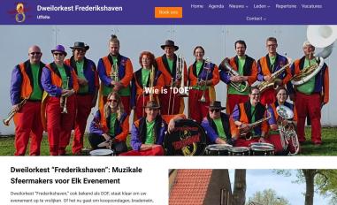 Schermafbeelding van dweilorkest-frederikshaven.nl