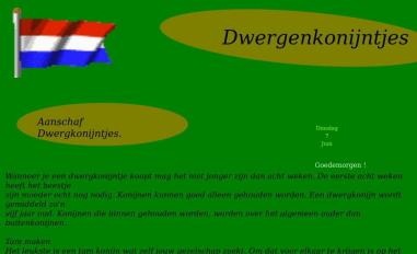 Schermafbeelding van dwergenkonijntjes.nl