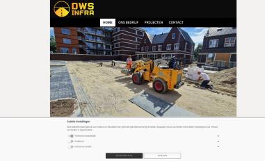 Schermafbeelding van dwsinfra.nl